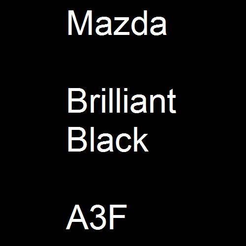 Mazda, Brilliant Black, A3F.